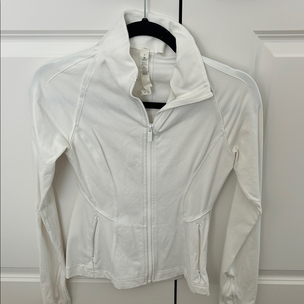 Lululemon Athletica White Utility Jacket